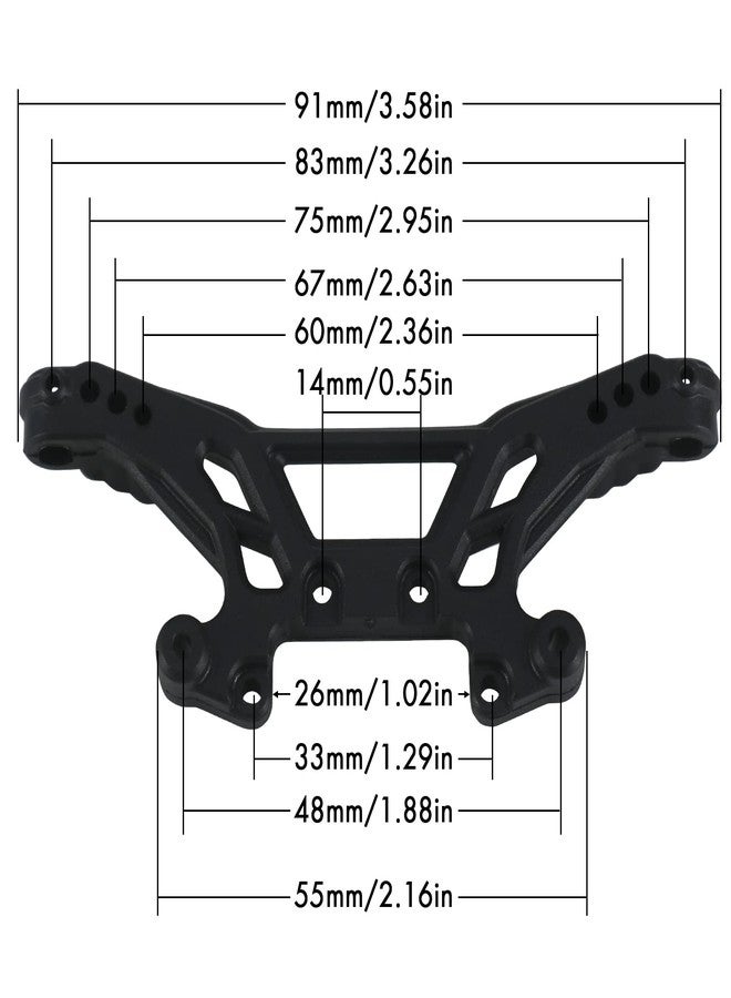 Abendor 2 Pcs Front &Rear 9200 Shell Bracket PX9200-11/PX9200-12 for 1/10 9200 9200E 9205E 9206E RC Cars Trucks Accessories Spare Parts - Image 3